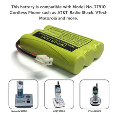 GE 2-7925GE3 Cordless Phone Battery