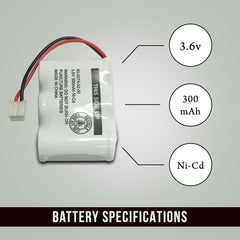 GE 2-9725A Cordless Phone Battery