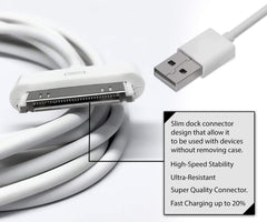 USB Charger Cable for Old Classic iPhone 4/4s (4th Generation)